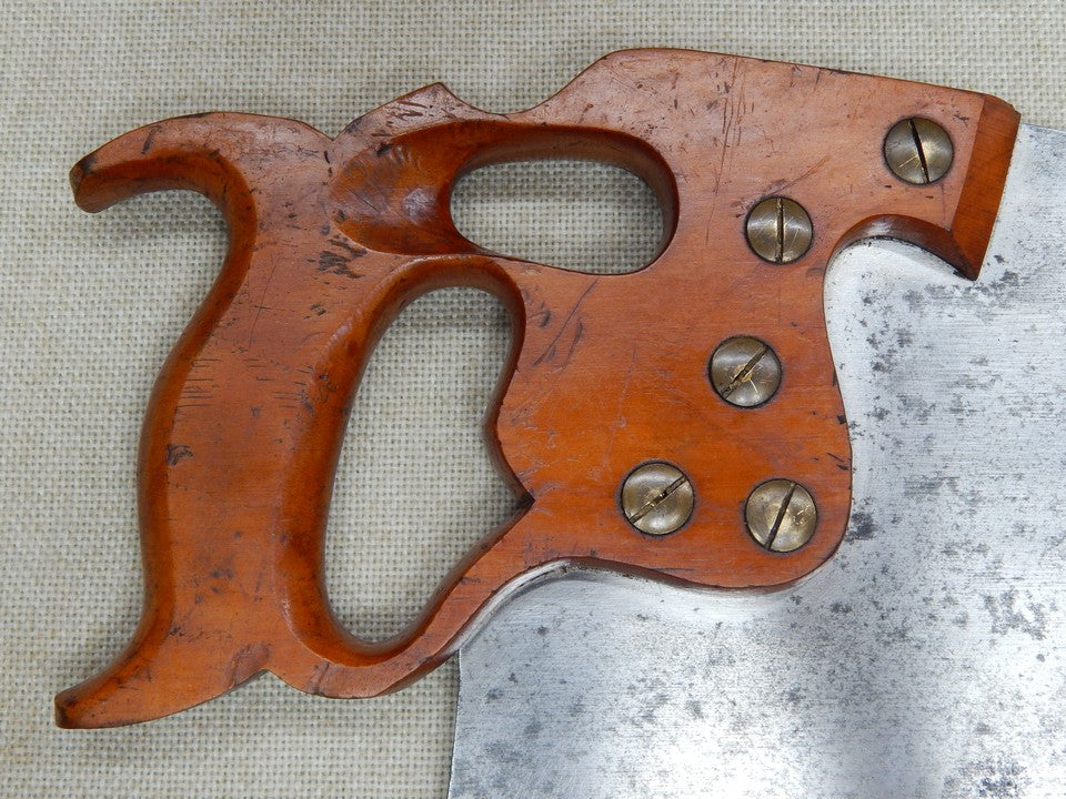 Geo H Bishop Thumbhole Rip Saw 5ppi 28 Inch -- Freshly Sharpened