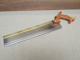 Lie-Nielsen 14 Inch Tapered Carcass Saw 14ppi Crosscut -- LIMITED EDITION APPLE HANDLE