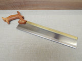 Lie-Nielsen 14 Inch Tapered Carcass Saw 14ppi Crosscut -- LIMITED EDITION APPLE HANDLE