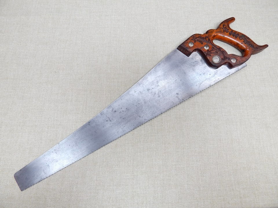 E.C. Atkins No 53 Panel Saw 10ppi Crosscut -- Freshly Sharpened