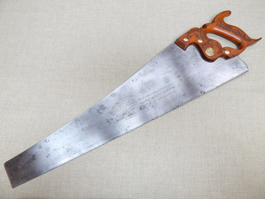 E.C. Atkins No 53 Crosscut Saw 9ppi -- Freshly Sharpened