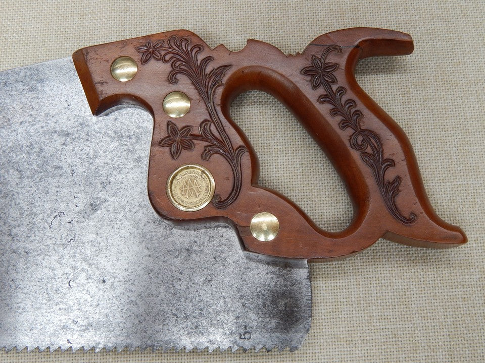 E.C. Atkins No 53 Rip Saw 5 1/2ppi -- Freshly Sharpened