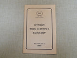 1903 Hynson Tool & Supply Company Catalog -- Cooper's Tools (reprint)