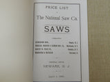 1895 National Saw Company Catalog (reprint)