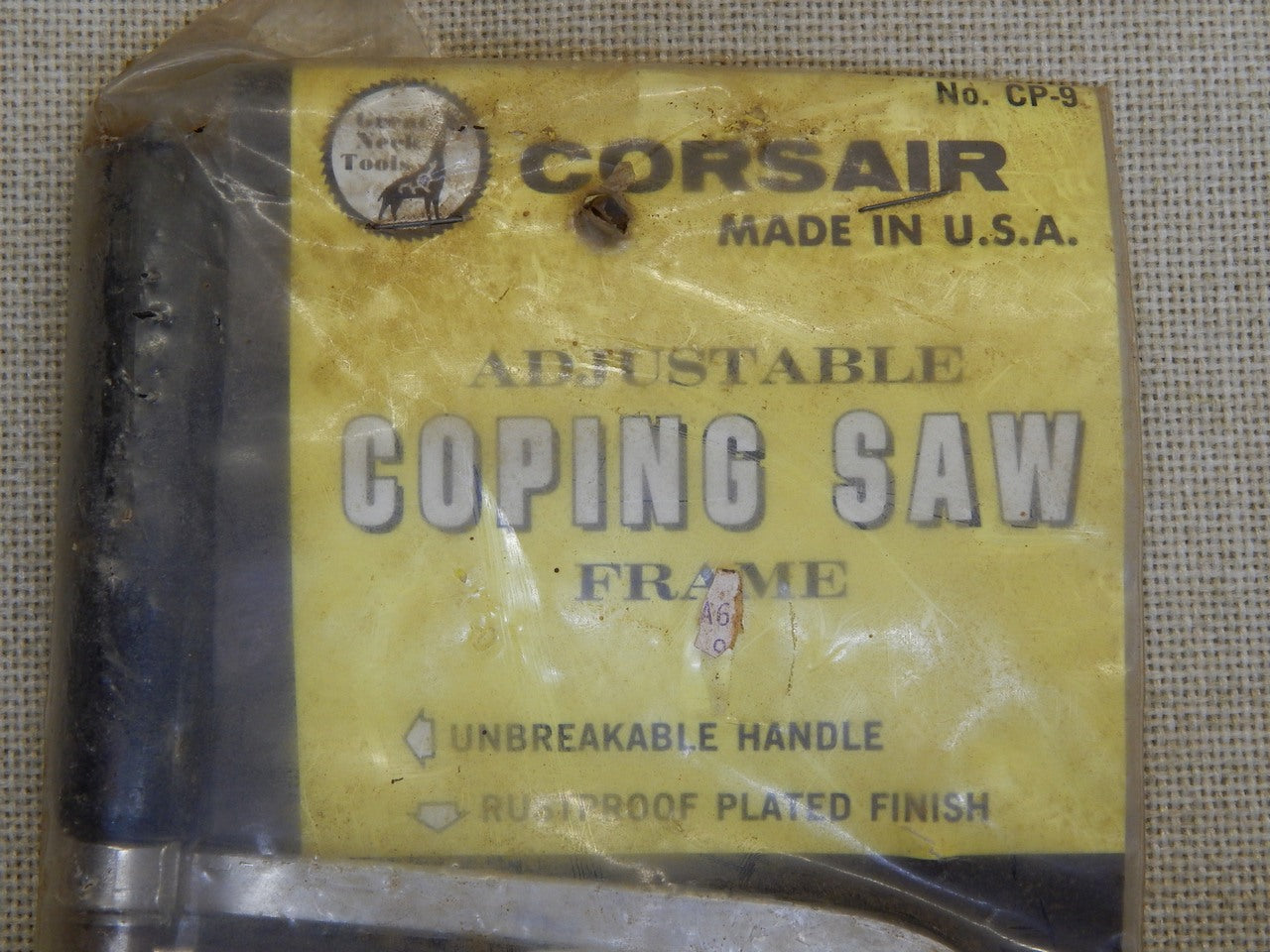 Great Neck Corsair Coping Saw -- New in Package