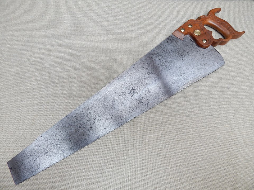 Disston No 12 Handsaw 8ppi Crosscut -- Freshly Sharpened