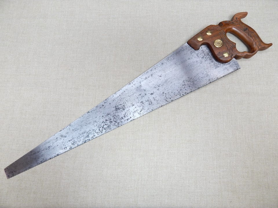 Disston No 12 Ship Point Crosscut Saw 10ppi -- Freshly Sharpened