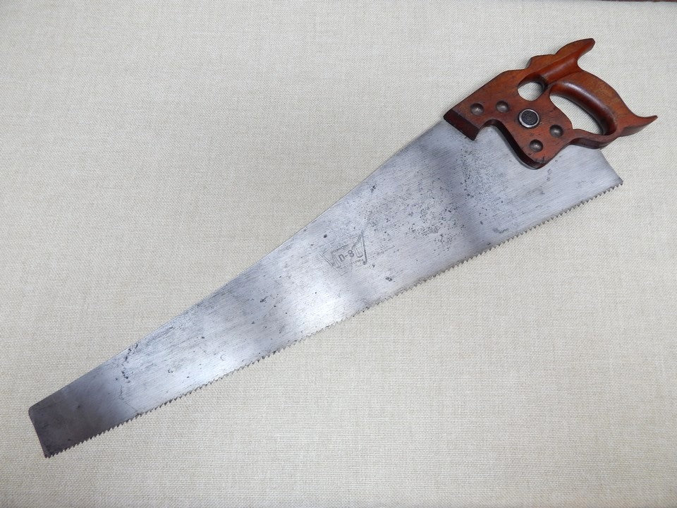 Disston D-8 Thumbhole Rip Saw 5 1/2ppi -- Freshly Sharpened