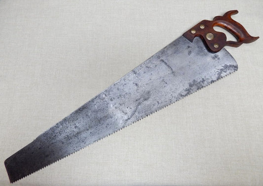 Disston No 7 Rip Saw 4 1/2 ppi 28 Inch Plate -- Freshly Sharpened