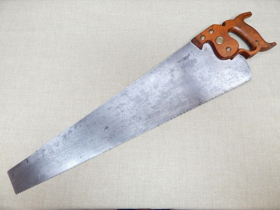 Disston No 7 Rip Saw Fine Tooth 6 1/2ppi -- Freshly Sharpened