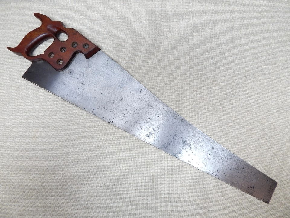 Disston D-8 Thumbhole Rip Saw 5 1/2ppi -- Freshly Sharpened