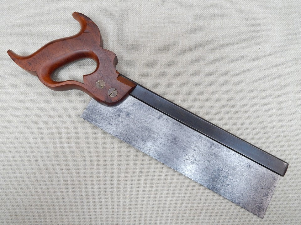 H Disston and Son 10 Inch Dovetail Saw 14ppi 1865-1872 -- Freshly Sharpened