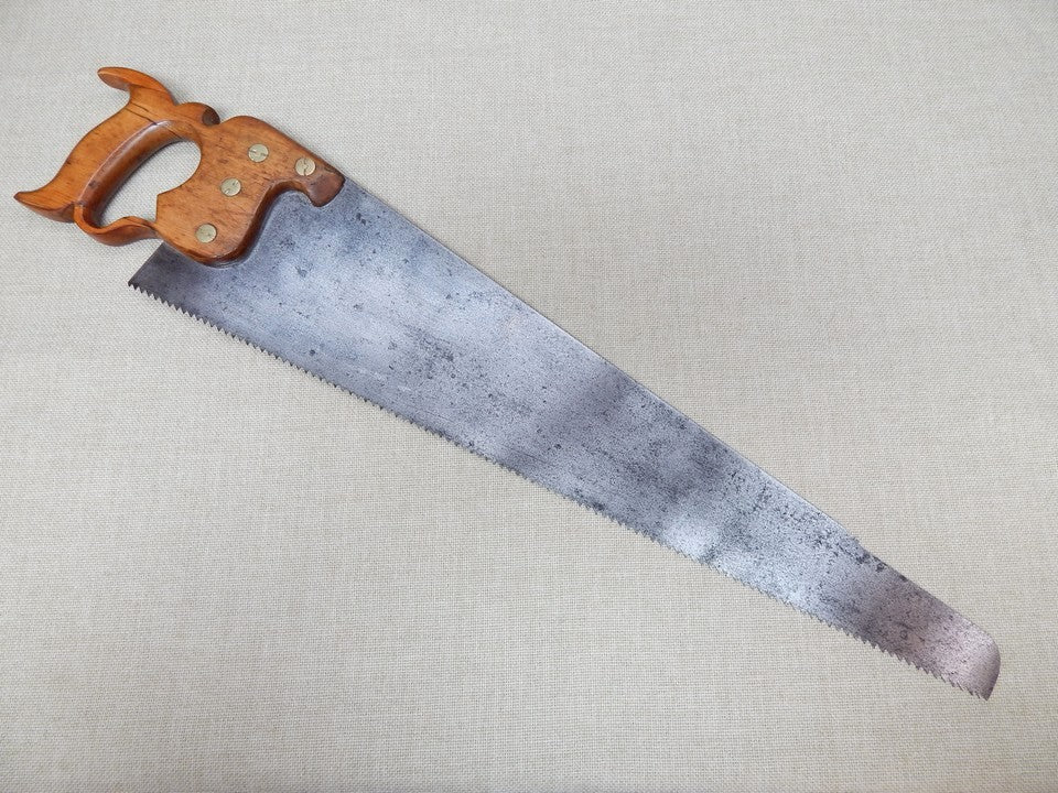 H. Disston 5ppi Rip Saw Early 1865 -- Freshly Sharpened