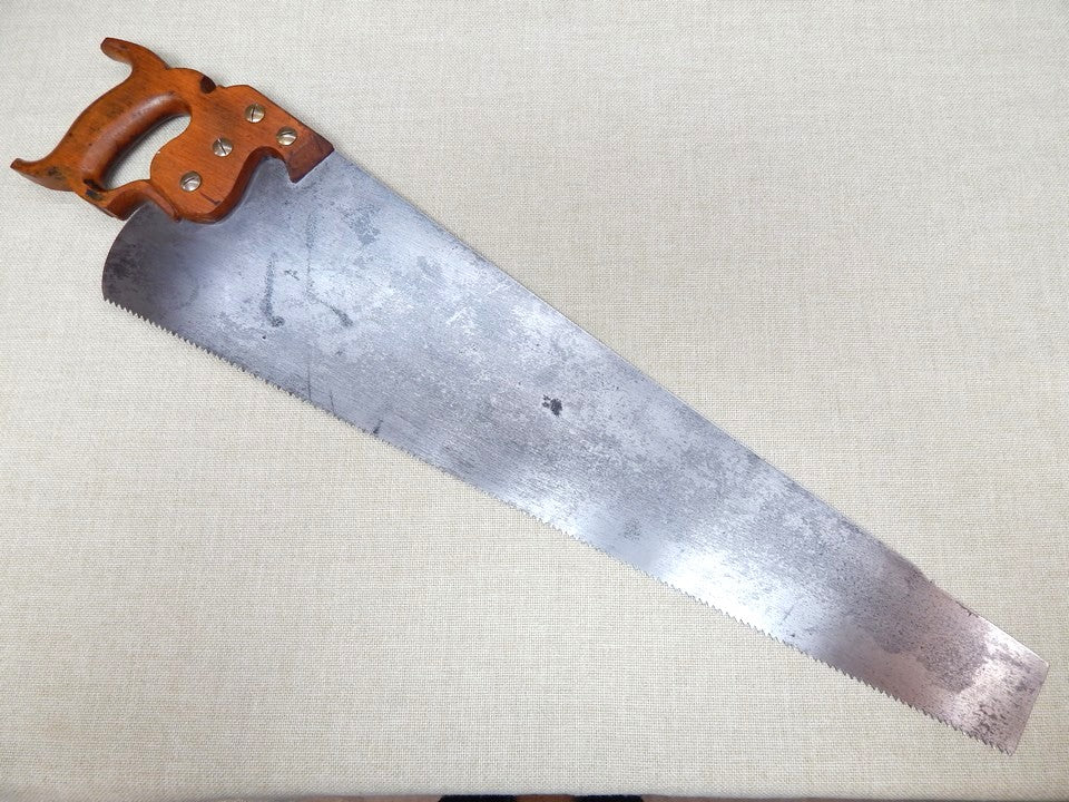 Disston No 7 Rip Saw Fine Tooth 6 1/2ppi -- Freshly Sharpened