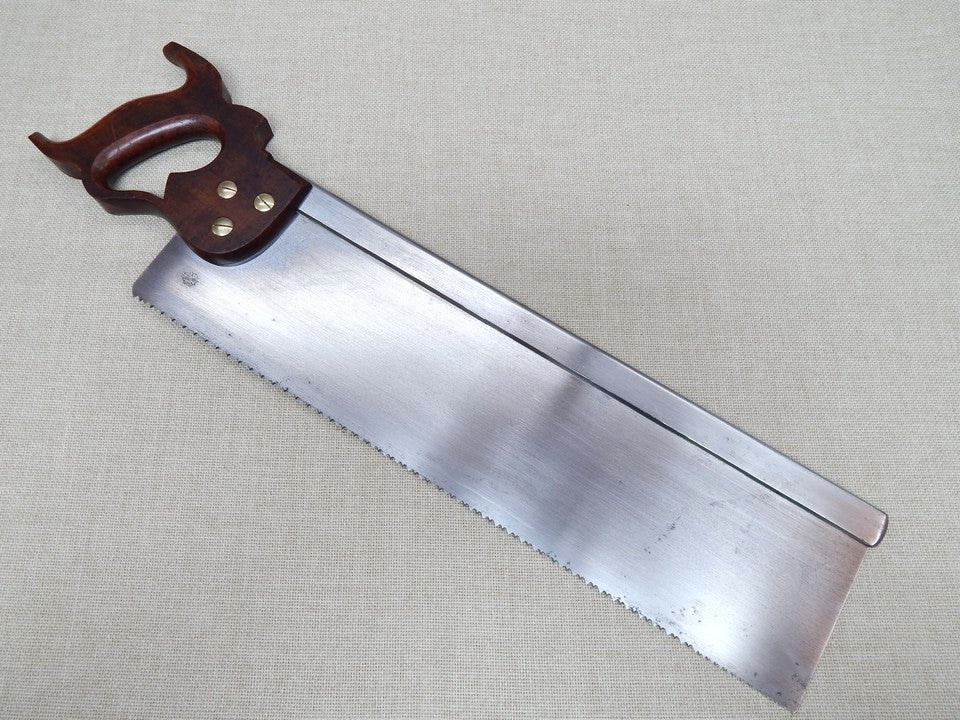 Disston No 77 No Set Backsaw 18 Inch -- Freshly Sharpened