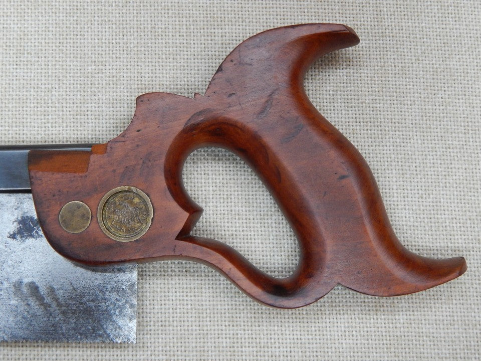 H Disston and Son 10 Inch Dovetail Saw 14ppi 1865-1872 -- Freshly Sharpened