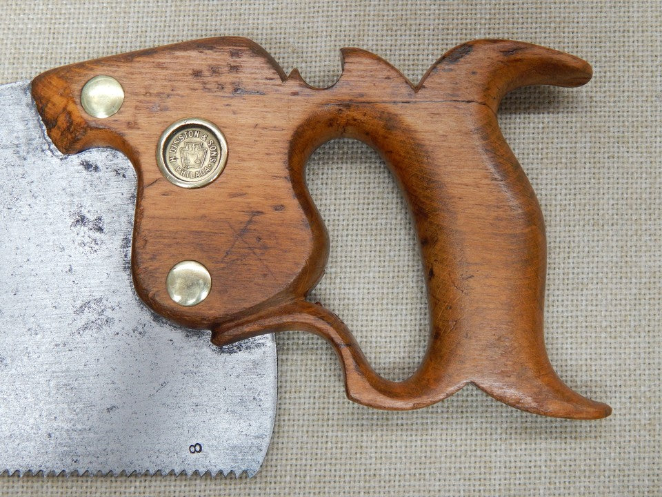 Disston No 7 Panel Saw 18 Inch Plate 8ppi Crosscut -- Freshly Sharpened