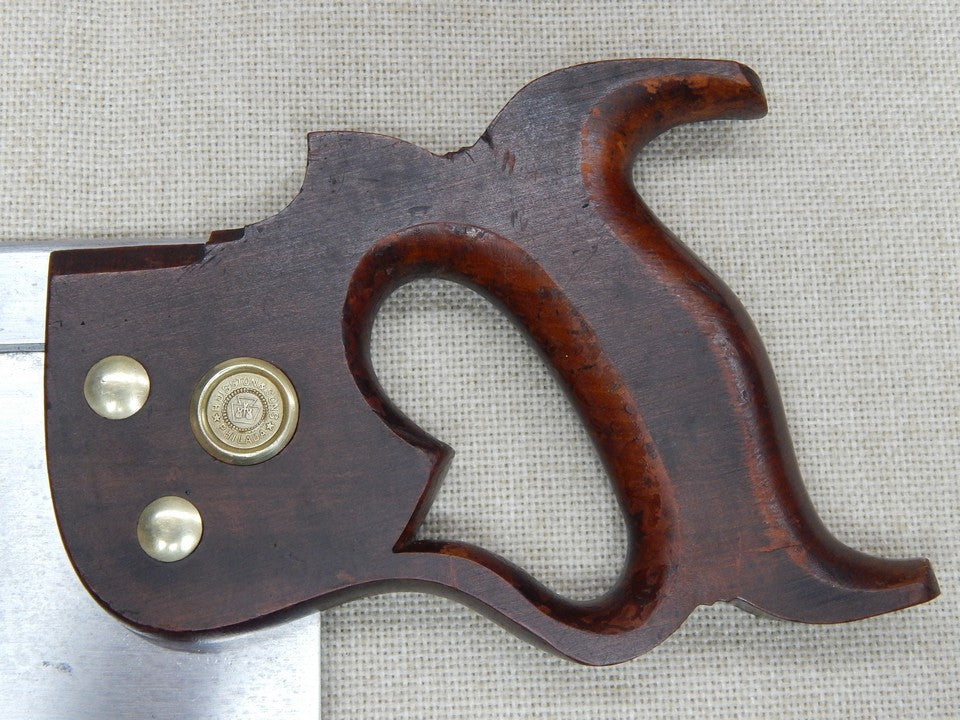 Disston No 77 No Set Backsaw 18 Inch -- Freshly Sharpened