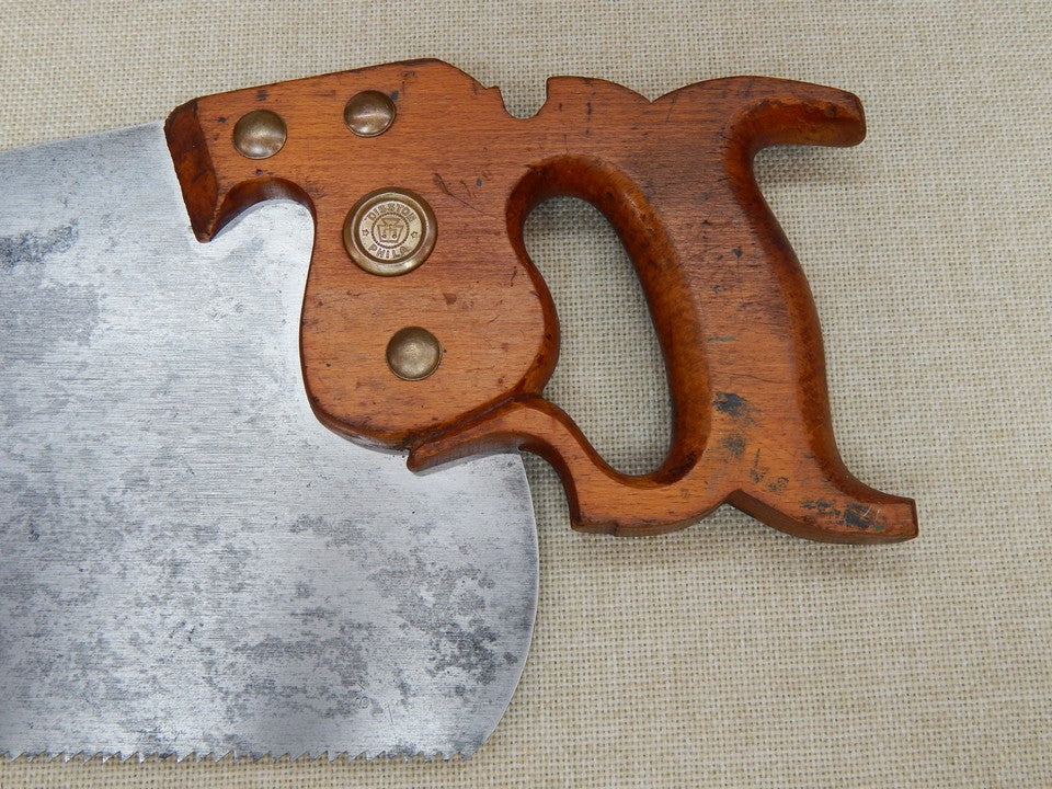 Disston No 7 Rip Saw Fine Tooth 6 1/2ppi -- Freshly Sharpened