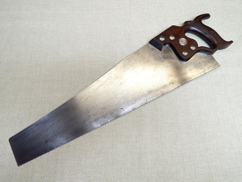 Disston D-115 Crosscut 9ppi ROSEWOOD 22 Inch -- Freshly Sharpened