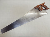 Disston D-8 Thumbhole Rip Saw 5ppi 28 Inch --  Freshly Sharpened