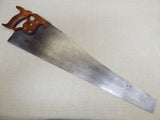 Disston D-8 Thumbhole Rip Saw 5ppi 28 Inch --  Freshly Sharpened