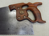Disston D-8 Thumbhole Rip Saw 5ppi 28 Inch --  Freshly Sharpened