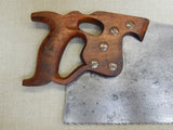 Disston D-8 Thumbhole Rip Saw 5ppi 28 Inch --  Freshly Sharpened