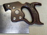 Disston D-115 Crosscut 9ppi ROSEWOOD 22 Inch -- Freshly Sharpened