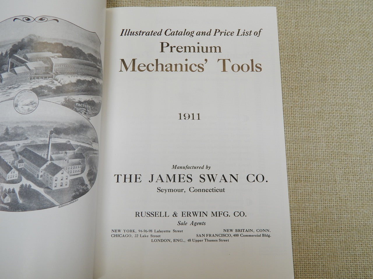James Swan Company 1911 Catalog -- 2019 Reprint from MWTCA