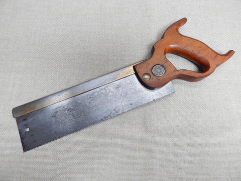 Disston Keystone 10 Inch K-1 Backsaw 12ppi Crosscut -- Freshly Sharpened