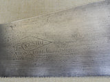 Lakeside L-8 Thumbhole Rip Saw 6 1/2ppi --  Freshly Sharpened