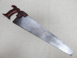 Unmarked Open Handle Panel Saw 7ppi Crosscut -- Freshly Sharpened
