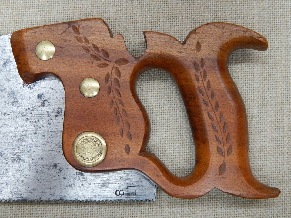 Phoenix Warranted (Atkins) Panel Saw 18 Inch Plate 11ppi Crosscut -- Freshly Sharpened