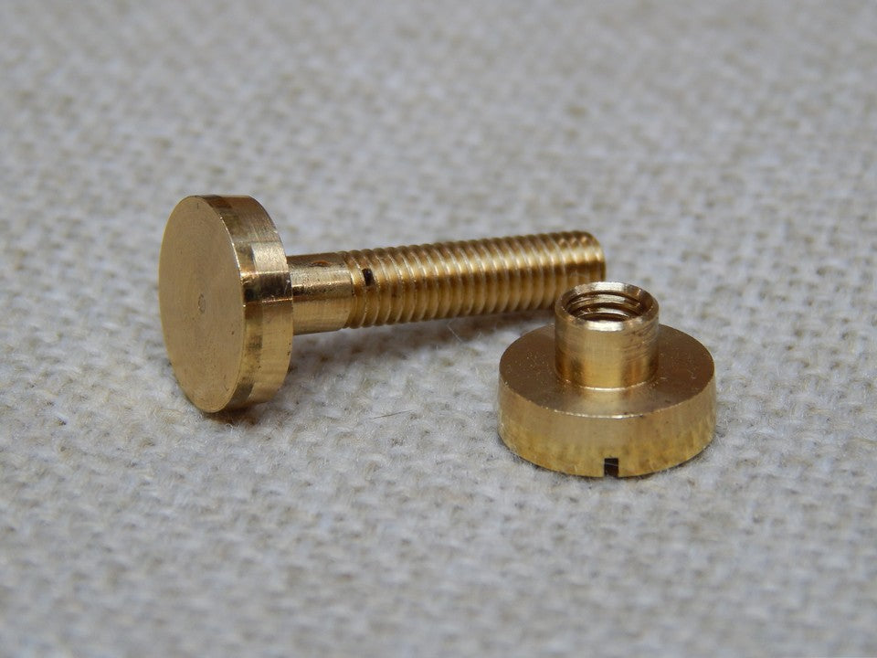 1/2 Inch Brass Split Nut Saw Fasteners – Loon Lake Tool Works
