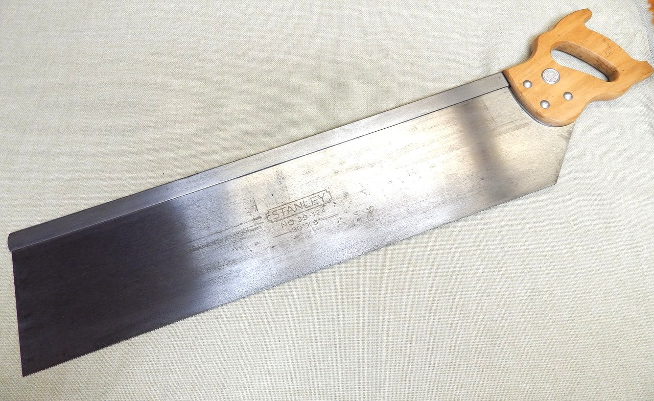 Stanley 39-124 Mitre Box Saw 30x6 Plate -- Freshly Sharpened