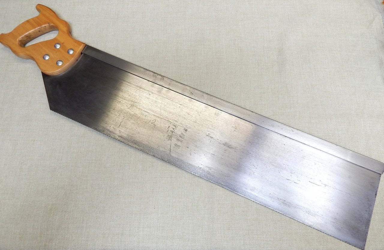 Stanley 39-124 Mitre Box Saw 30x6 Plate -- Freshly Sharpened