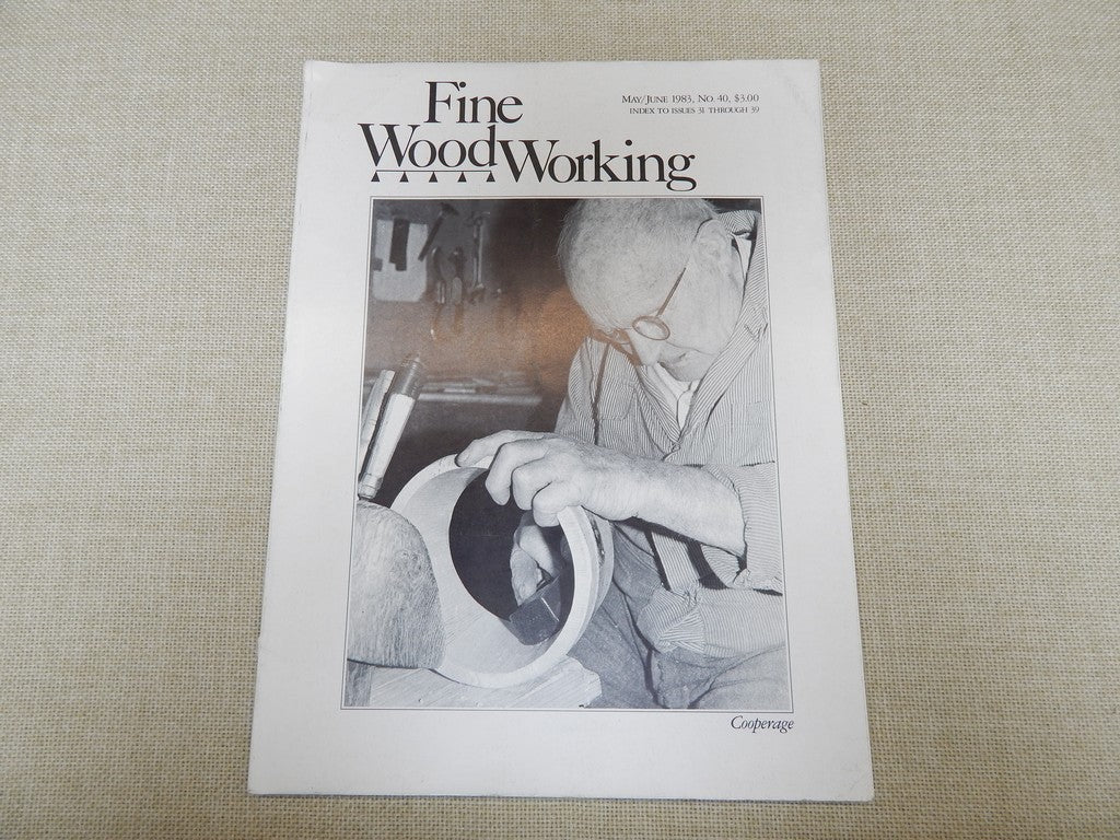 Lot of Five Vintage Fine Woodworking Magazines