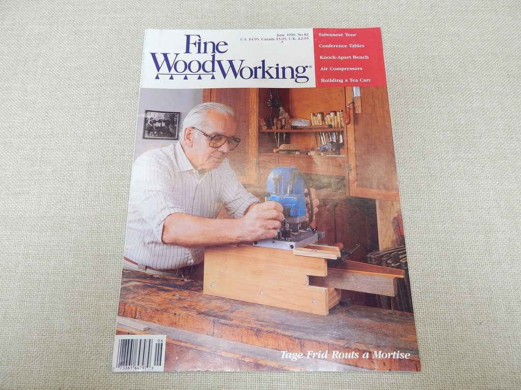 Lot of Five Vintage Fine Woodworking Magazines