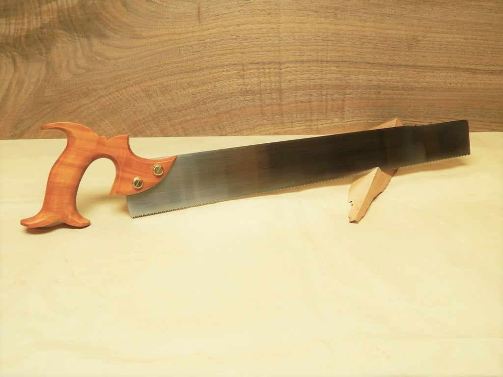 Loon Lake Tool Works Joiner's Saw SN067 -- Quartersawn Apple Handle