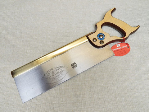 Vintage 12 Inch Sanderson Newbould PAX Tenon Saw 13 ppi -- New Old Stock