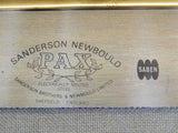 Vintage 12 Inch Sanderson Newbould PAX Tenon Saw 13 ppi -- New Old Stock